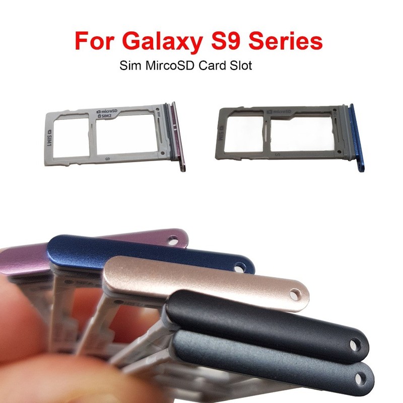 Dual Single Sim Tray for Samsung Galaxy S9 G960 G960F G960FD