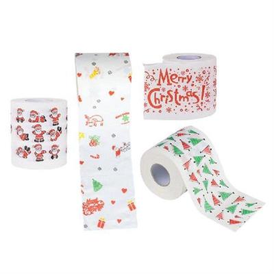 Paper Toilet Christmas Tissue Funny Napkin Holiday Rolls