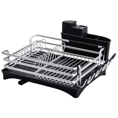 Dish Drying Rack Compact Rustproof Dish Rack and Drainboard