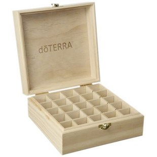 1pc Essential Box Organizer Storage Wooden Slots Carry