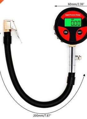 0-200PSI Digital Tyre Tire Air Pressure Gauge LCD Manometer
