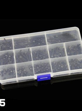 140PCS 12.9 Grade M5 Allen Hex Socket Cap Head Black Screw B