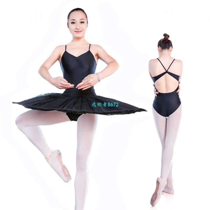 Black Spaghetti Straps Camisole Leotards Ballet Practice Dan