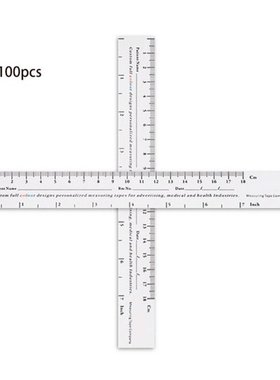 100 Pack Wound Measuring Tape Me dical Medimeter 18cm / 7&am