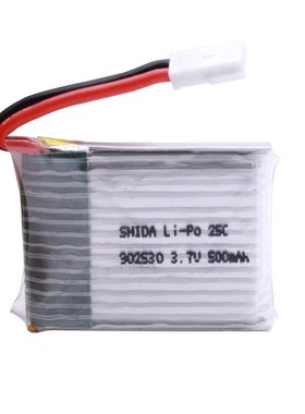 1PCS 3.7V 500mAh 25C LiPo Battery  Wl V931 F949 XK K123 6Ch