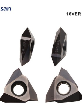 10pcs 16VER AG60 ISO Carbide Inserts CNC Lathe Tools Threadi