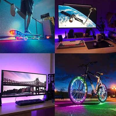 3AA Battery Waterproof LED Strip Lights Flexible RGB 5V Ligh
