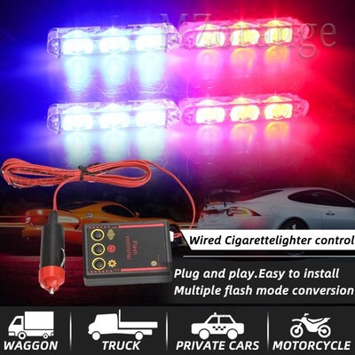 2 X 3led Strobe Light Emergency Flash Warning light LED stro