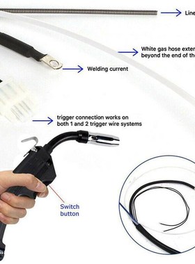 ROLKETU 14AK Gas-electric Welding Gun Torch Electric Welder