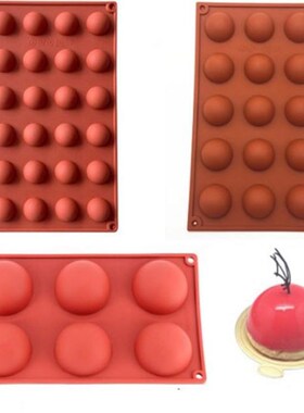 Hemisphere Shape Silicone 6/15/24 Holes Food Grade Baking Ac