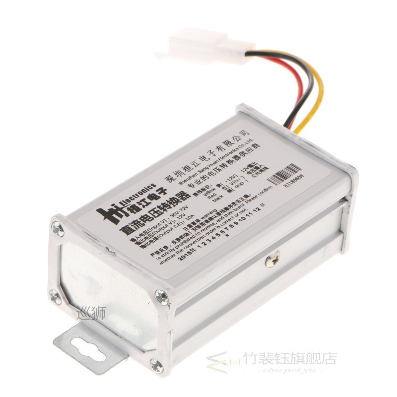 DC Volt Converter 36V-72V Step Down To 12V 10A/120W Car LED