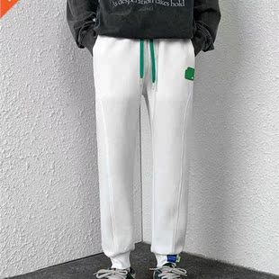 2022 Spring New Fashion Loose Sweatpants Men Setwear White J