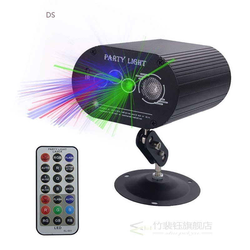 Stage Led Disco Light RGB Laser Projector Sound Party Lights