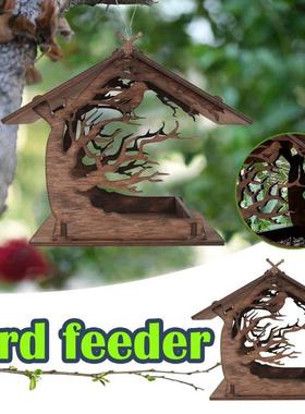 Bird Cages Attractive Bird Nests Feeder Exquisite Wood