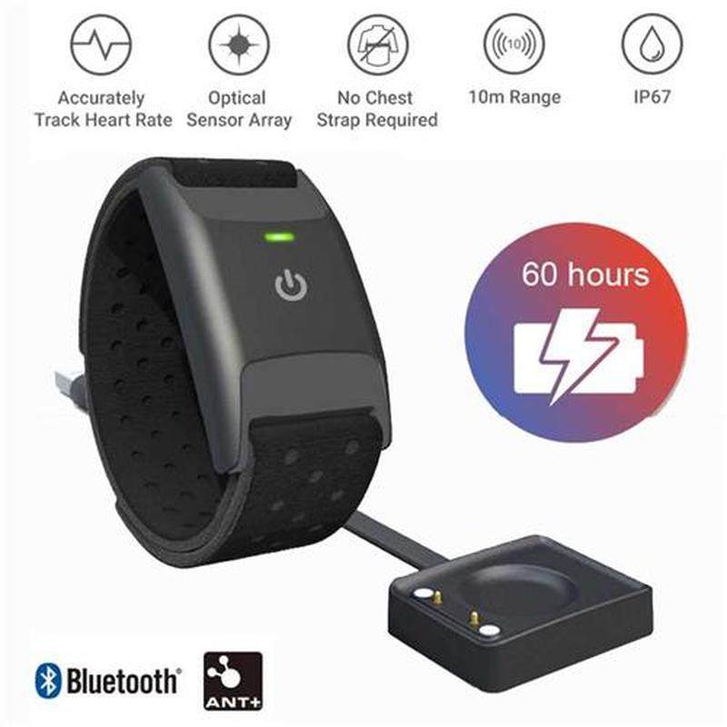 FITCENT Rechargeable Armband Heart Rate Monitor ANT  Bluetoo