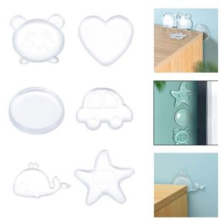 Silicone Mute Doorstop Wall Protector Transprent Door