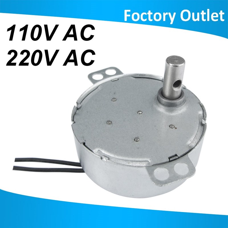 TYC49 4W 110V 220V AC synchronous gear motor 2.5 5 10 15 20