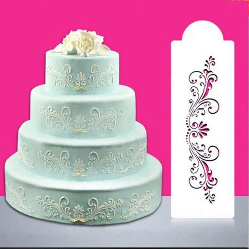 1PCS Flowers Leaves Cupcake Cake Mould Frostings Spray Cooki