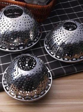 1PC Big Size 410 Stainless Steel Folding Steamer Steamed