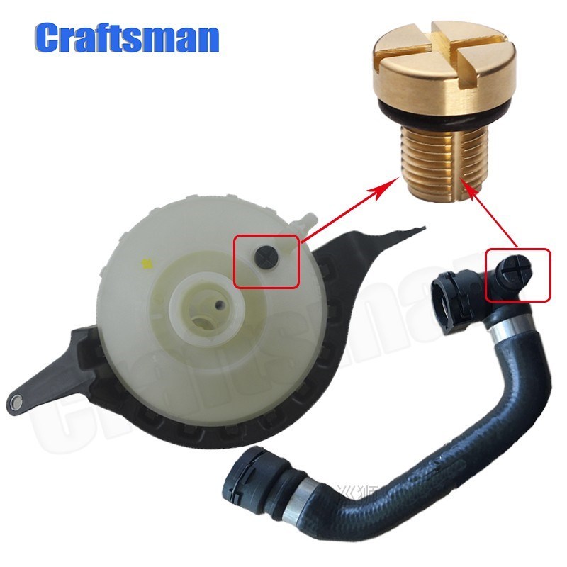 10pcs Coolant Expansion Tank Bleeder Screw Brass for BMW E36