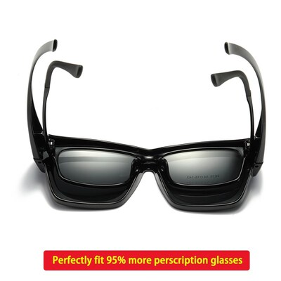 Polarized Fit over sunglasses cover over overlay prescripti