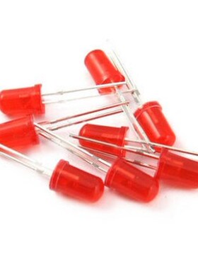 1000pcs/lot F5 5MM Round Red Color Highlight Diffused Round