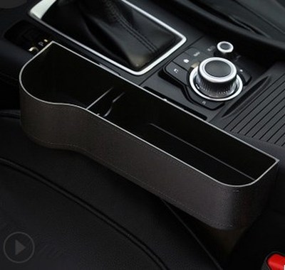 Left / Right niversal Car Seat Crevice Gaps Storage Box ABS