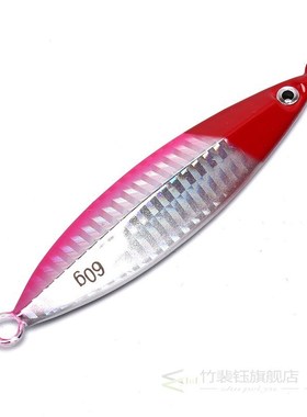 60g Sinking Slow jig Shake Metal Jigging  Iron Plate Luminou