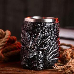 3D Beers Mug with Handle Creatives Dragons Cup Vintage Bar