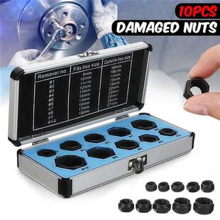 11Pcs/Set Damaged Bolt Nut Screw Remover Extractor Removal