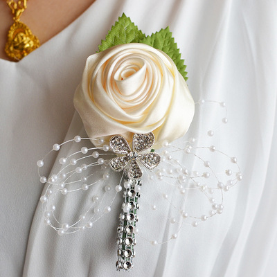 Wedding Groom Boutonniere Roses Ceremony Flower Bridal