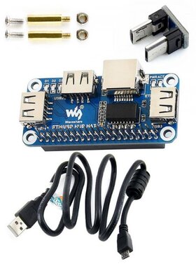 1pcs Raspberry Pi 4B/Zero W USB to Ethernet RJ45 Ne twork Po