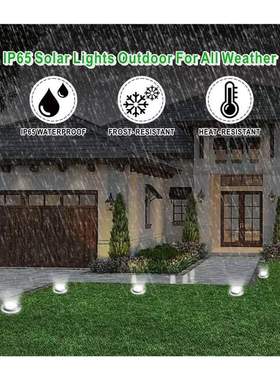4pcs/lot 20LED Solar Lawn Lamp Outdoor Yard Buried Decoratio