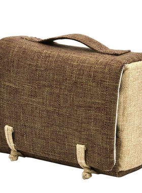 Outdoor Travel Teaware Storage Bag Linen Material Tea Cozies