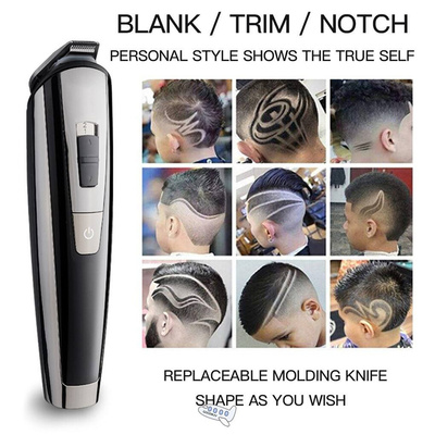 Men Electric Head Shaver 5 in 1 Men Grooming Kit Nose Hair B