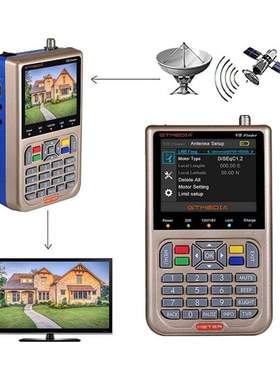 GTMEDIA V8 Satellite Finder Meter DVB-S/S2/S2X Signal Receiv
