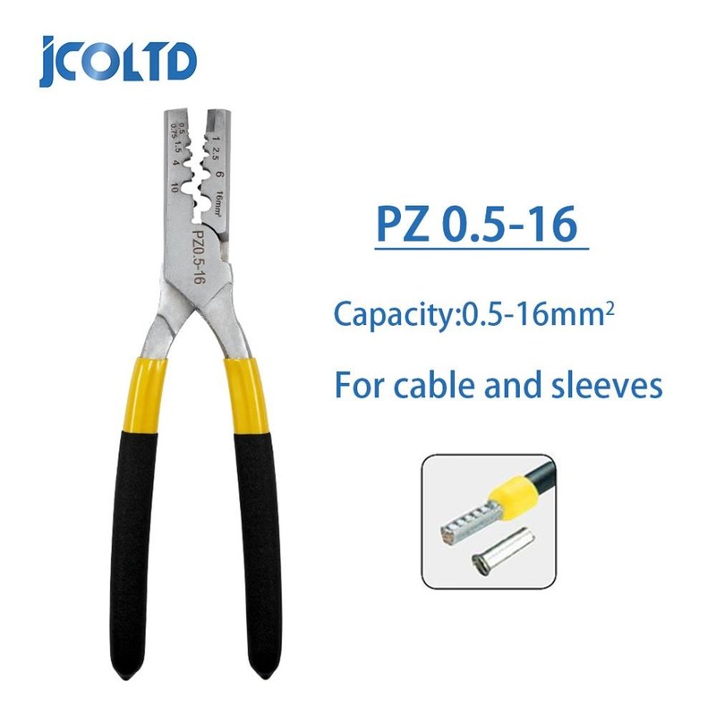 Crimping Tube Terminal Pliers 0.25-35mm Mini Crimper Pliers