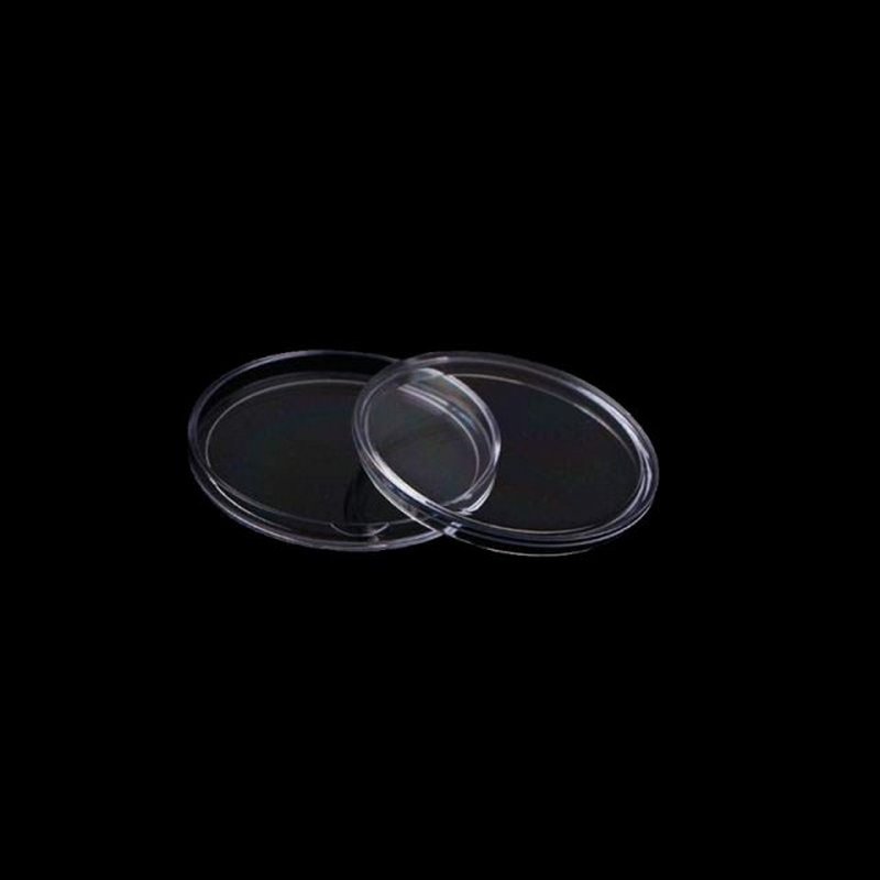 60 Pcs Clear Round 41mm Direct Fit Coin Capsules Holder Disp