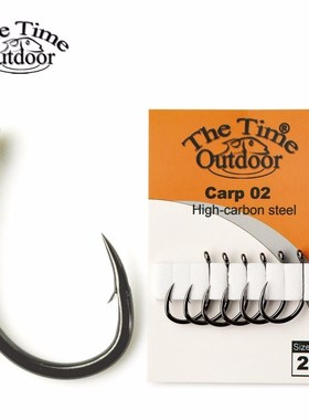 Carbon Steel Carp Fishing Hooks Barbed Hook Fishing Tackle C