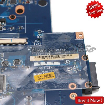 Main Board  Lenovo G560 Z560 NIWE2 LA-5752P Rev1.0 Laptop M