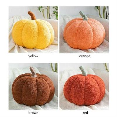 Cute Pumpkin Shaped Pillow Ornaments Sofa Back Cushions