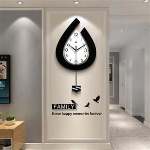Modern Decor Wall Clocks For Large Big Room Living Pendulum