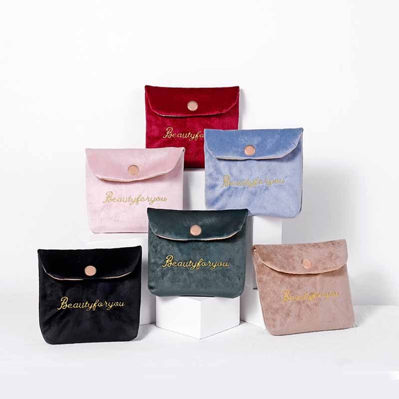 1Pcs Women Cute Sanitary Pad Pouch Napkin Organizer New