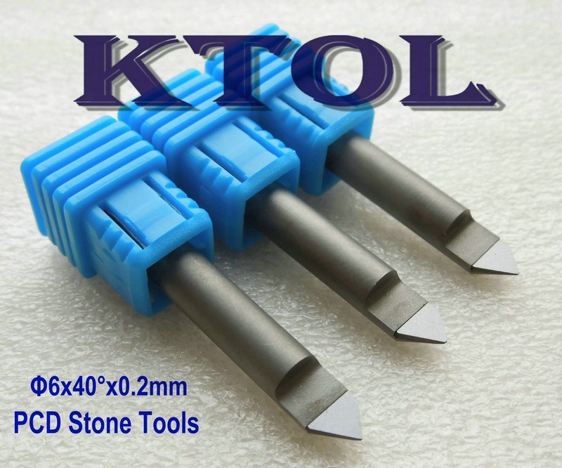 MOS se 40 Angle 0.2mm Double-Edged PCD Mill Cutter Stone ool