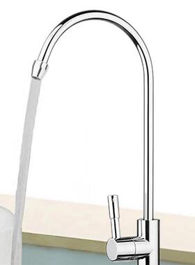 Stainless Steel Drinking RO Water Filter Faucet 1/4 360 Deg
