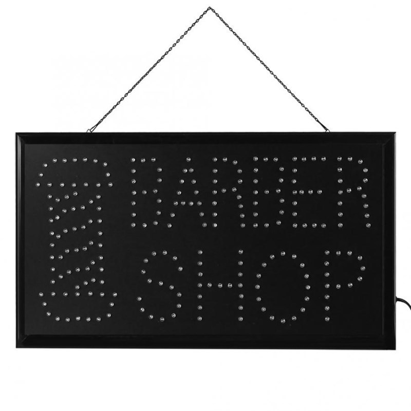 projection light Bright Flashing LED Color BARBER SHOP Sign