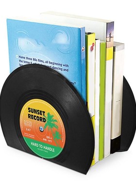 1 Pair Record Bookend Plastic Unique design  easy to use and