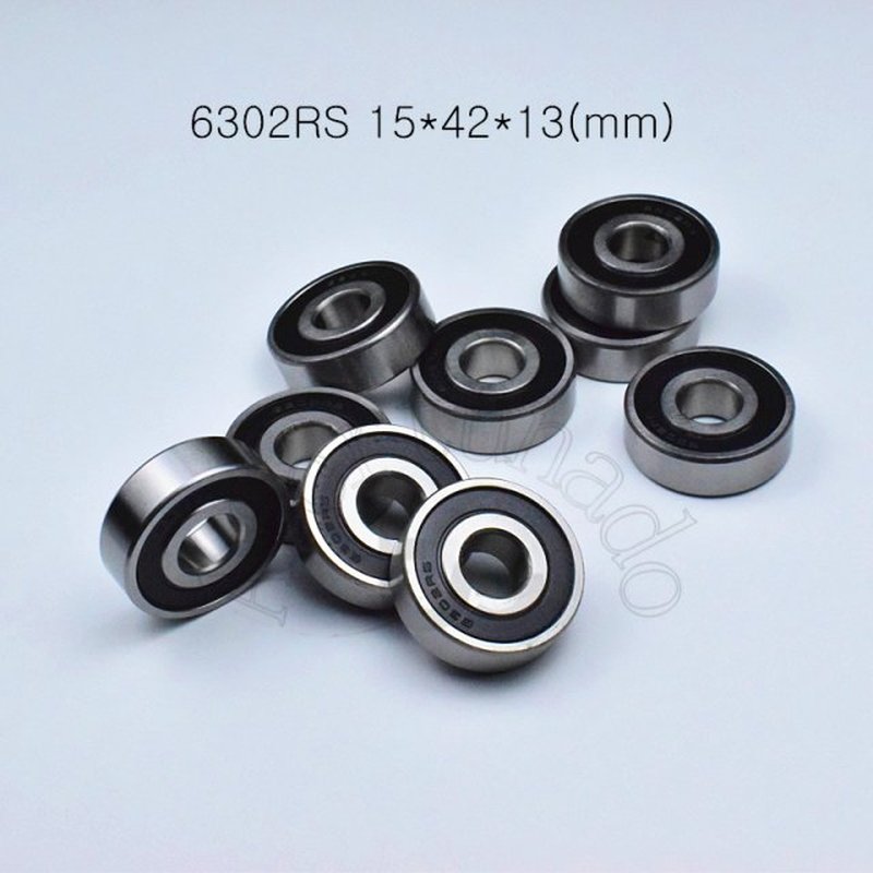 1pcs 6302RS 15*42*13(mm) free shipping chrome steel rubber