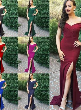2021 brought split dress party evening dress dress
