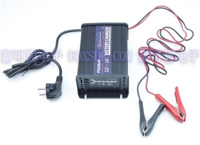 FOXSUR 12V 10A Automatic Smart Battery Charger, Maintaine